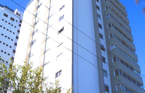 Depois: fachada restaurada